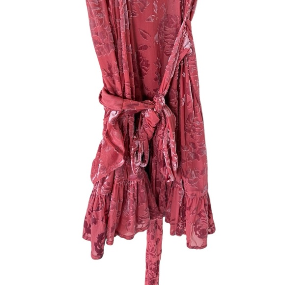 Free People Intimately Olivia Velvet Dress in Dusty Rose - Picture 7 of 7